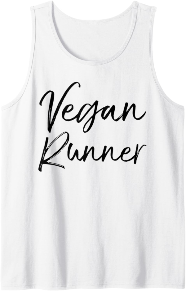 Vegan Running Gift for Women Cute Workout Quote Vegan Runner... - Image 2